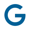 Niebieskie logo Google