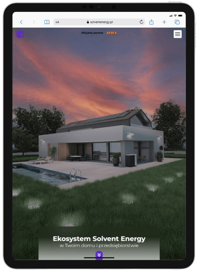 Strona internetowa i pozycjonowanie dla Solvent Energy