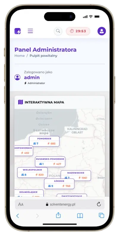 Realizacja aplikacji webowej dla branży OZE - Solvent CRM